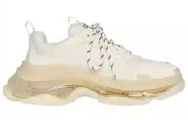 Balenciaga Triple S Clear Sole Beige