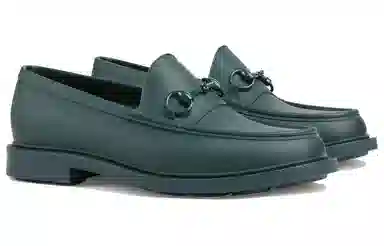 Gucci Rubber Loafer Deep Green