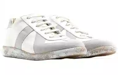 Maison Margiela Replica Painted Low White Grey