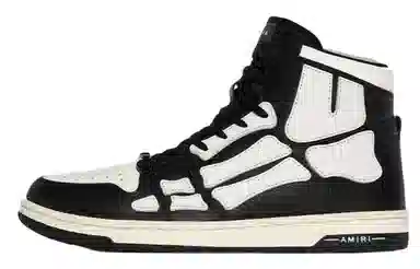 AMIRI Skel-Top Hi Black White