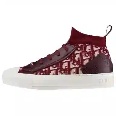 Dior Walk'n'Dior High-Top Canvas Red