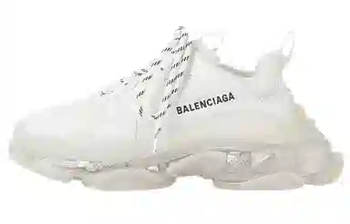 Balenciaga Triple S Clear Sole White