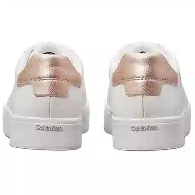 Calvin Klein Leather Low Top Sneakers White