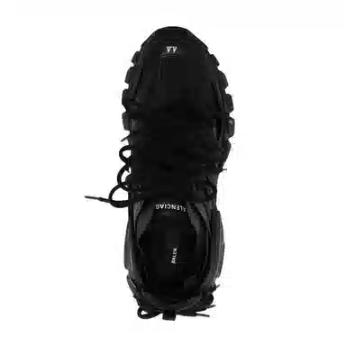 Balenciaga Low Top Lace-Up Sneakers Black