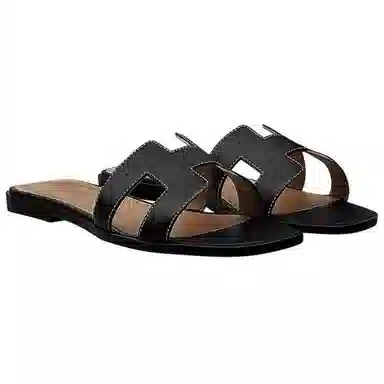 Hermes Oran Black Brown