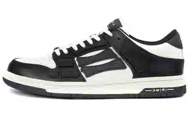 AMIRI Skel-Top Low Black White 2021