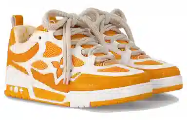 Louis Vuitton LV Skate Sneaker White Orange