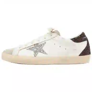 Golden Goose Super-Star White Distressed