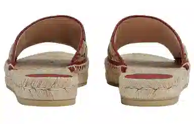 Gucci GG Quilted Espadrille Sandals Ebony