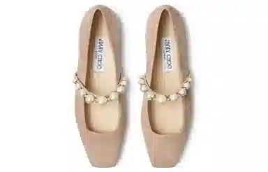 Jimmy Choo Ade Flat Ballerina Pink