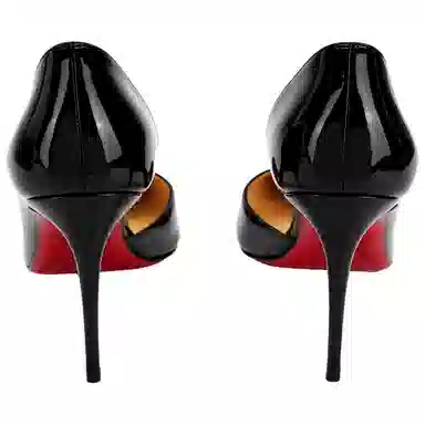 CL Polished Stiletto Heels Black