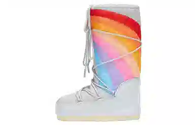 Moon Boot Rainbow Grey