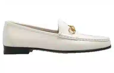 Gucci 1953 Horsebit Loafers White