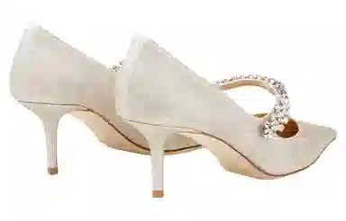 Jimmy Choo Bing White Gold