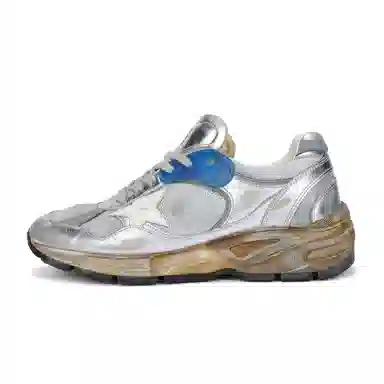 Golden Goose Dad-Star Silver Brown