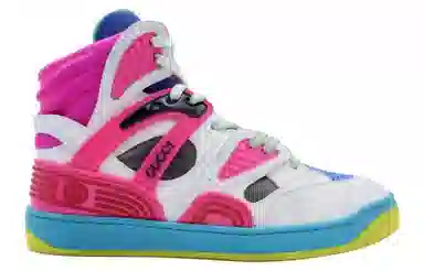 Gucci Basket High Top Red White