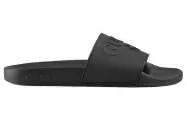 Gucci Rubber Slide Black