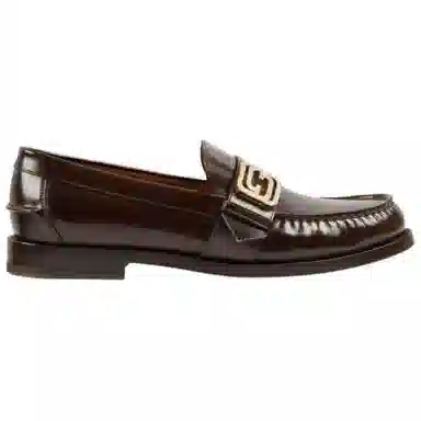 Gucci Leather Loafers Brown