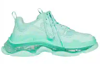 Balenciaga Triple S Clear Sole Green