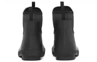 Burberry Chelsea Boots Rubber Sleeve Black