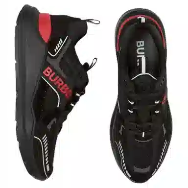 Burberry Running Shoes Black Red