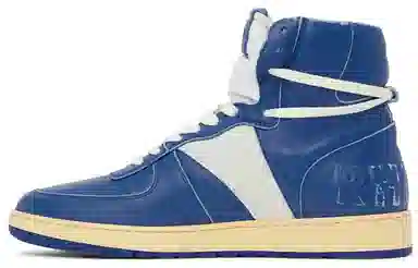 RHUDE High Top Blue White
