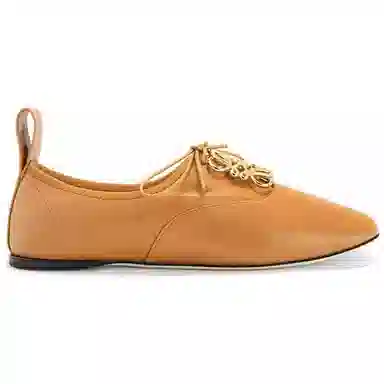 LOEWE Anagram Lace-Up Flat