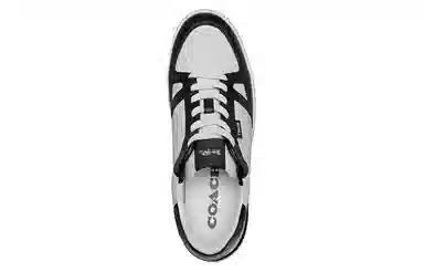 COACH Low Top Sneakers Black White