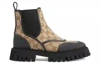 Gucci Chelsea Boots Beige