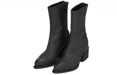 both Gao Series Ankle Boots Black
