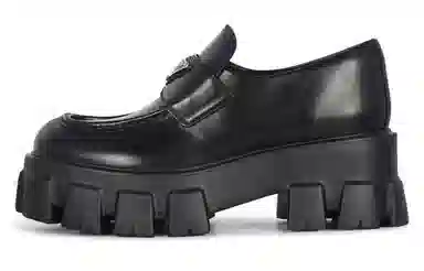 Prada Monolith Black Loafers