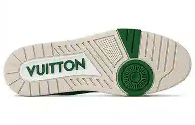 Louis Vuitton LV Trainer White Green