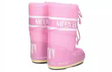 Moon Boot Fashion Mid Snow Boots Pink