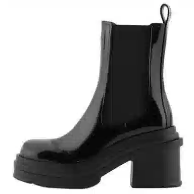 Armani Exchange Chelsea Boots Black