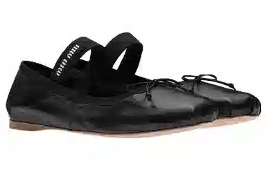 Miu Miu Ballet Flats Black
