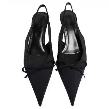 Balenciaga Knife Bow Pump 4cm Black