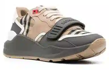 Burberry Vintage Low-Top Sneakers Grey Brown