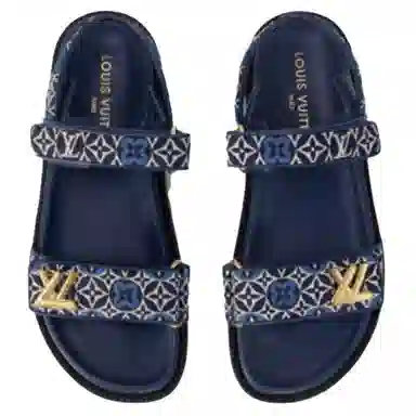 Louis Vuitton Sunset Comfort Sandals Blue