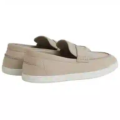 Hermes Job Loafers Beige