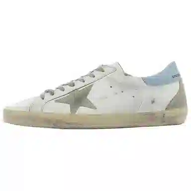 Golden Goose Super-Star White Distressed