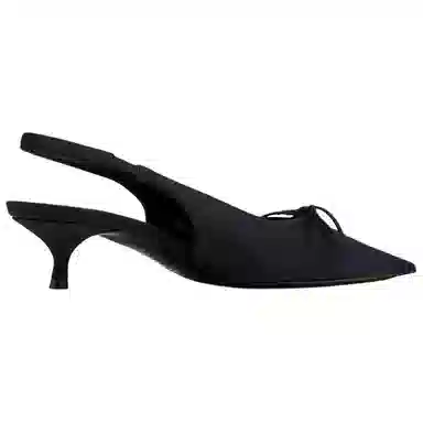 Balenciaga Knife Bow Pump 4cm Black
