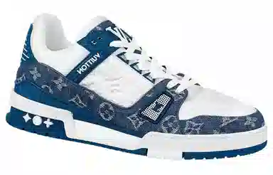 LOUIS VUITTON Trainer Blue White