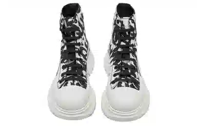 Alexander McQueen Tread Slick Graffiti White