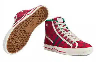 Gucci Tennis 1977 High Top Red