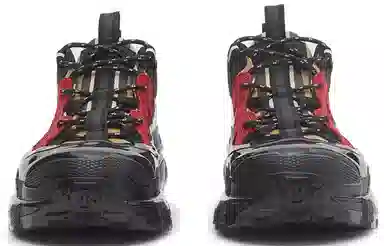 Burberry Arthur Vintage Sneakers Black Red