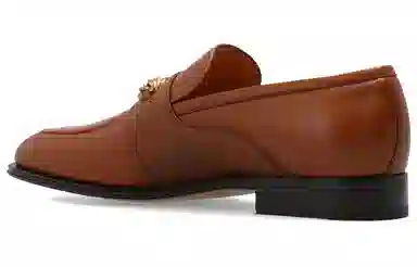 Gucci Brown Leather Slip-On