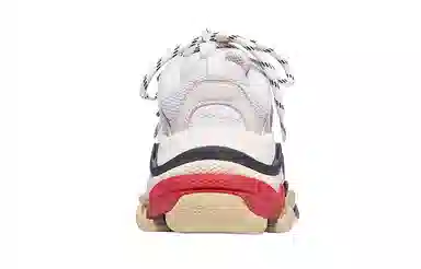 Balenciaga Triple S White Red Black