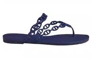 Hermes Flip Flops Blue
