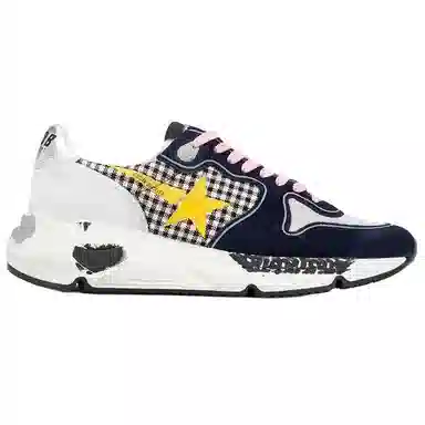 Golden Goose Running Sole White Blue