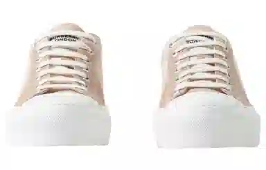 Burberry Vintage Low Top Sneakers Beige